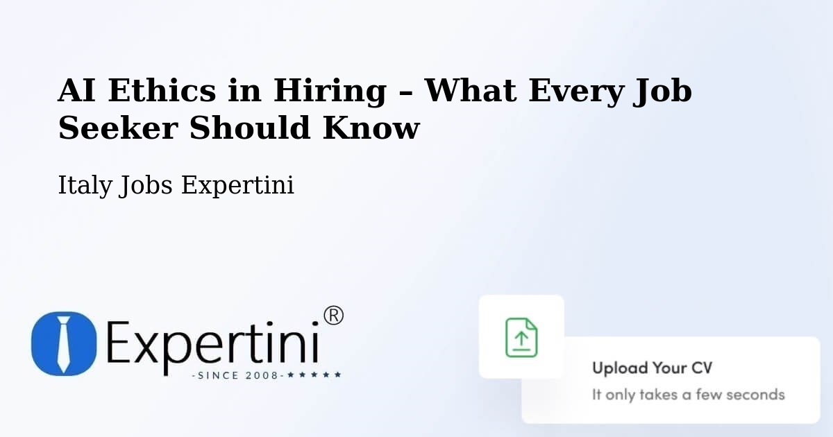AI Ethics in Recruitment & Hiring – Moncalieri - Moncalieri, Italy Jobs Expertini