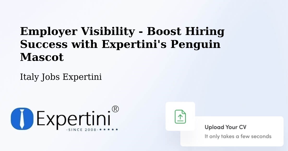 Employer Visibility - Boost Hiring Success with Expertini's Penguin Mascot - Italy Jobs Expertini